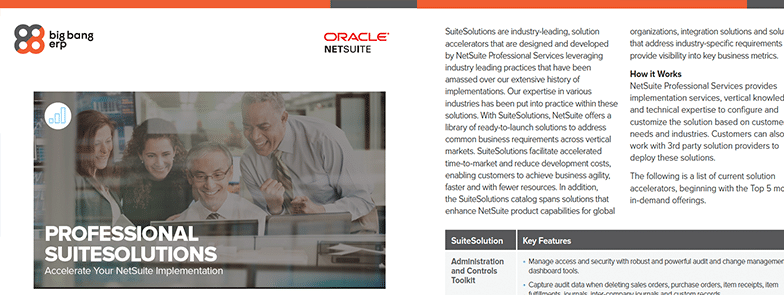 NetSuite: Professional SuiteSolutions