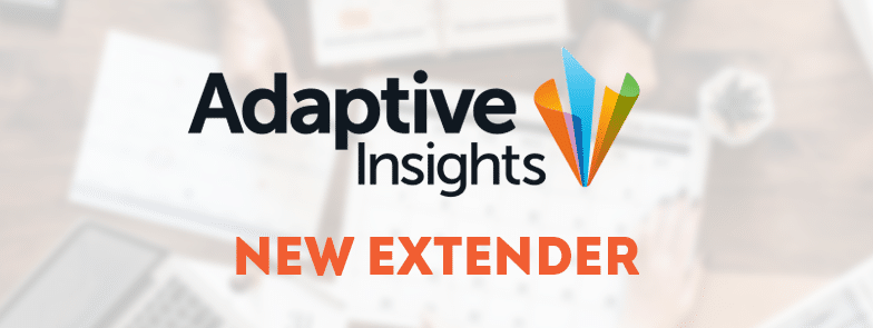 Big Bang ERP announces the addition of a new extender: Adaptive Insights