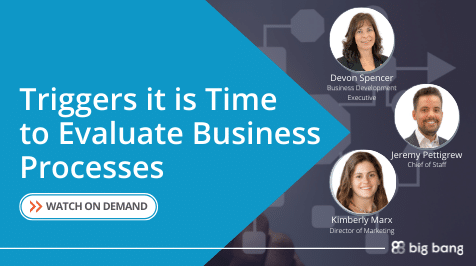 On-Demand: Triggers it is Time to Evaluate Business Processes
