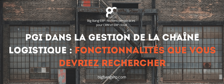 PGI dans la gestion de la chaîne logistique : fonctionnalités que vous devriez rechercher