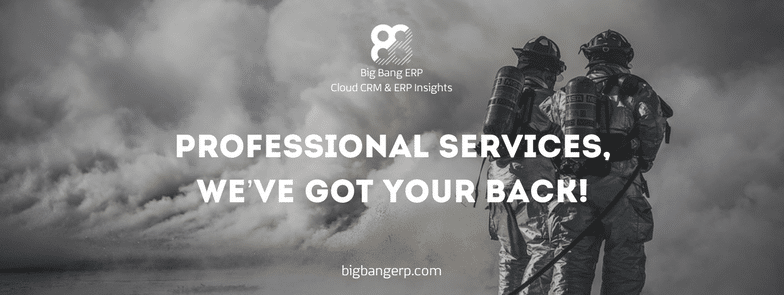 Professional Services, We’ve Got Your Back!