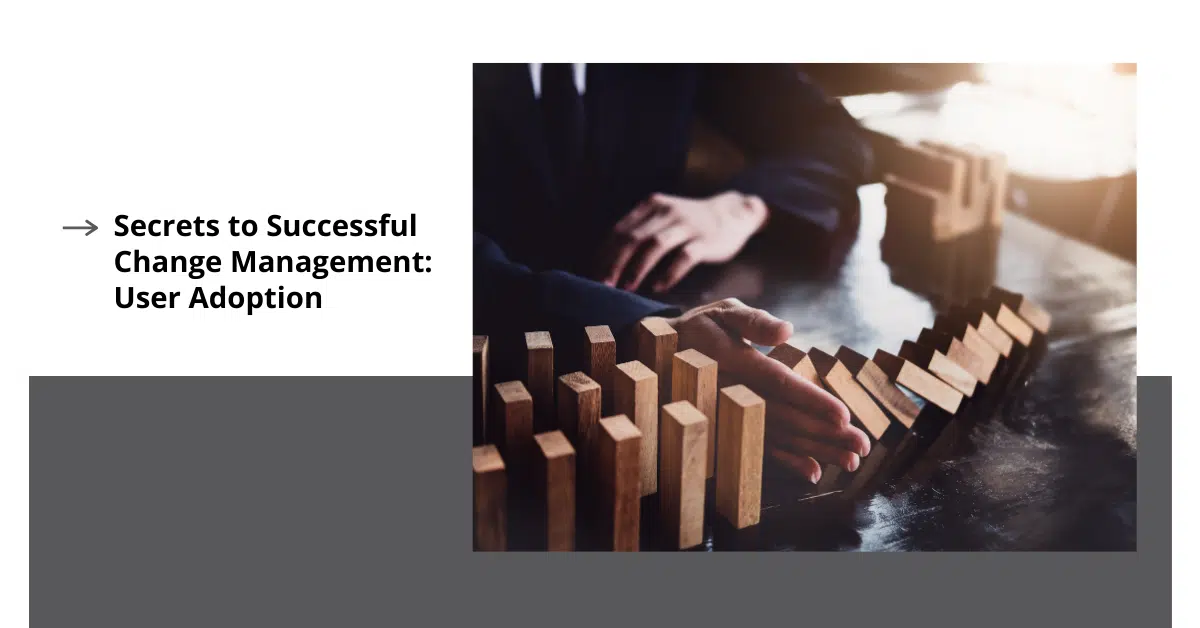 Secrets to Successful Change Management: User Adoption