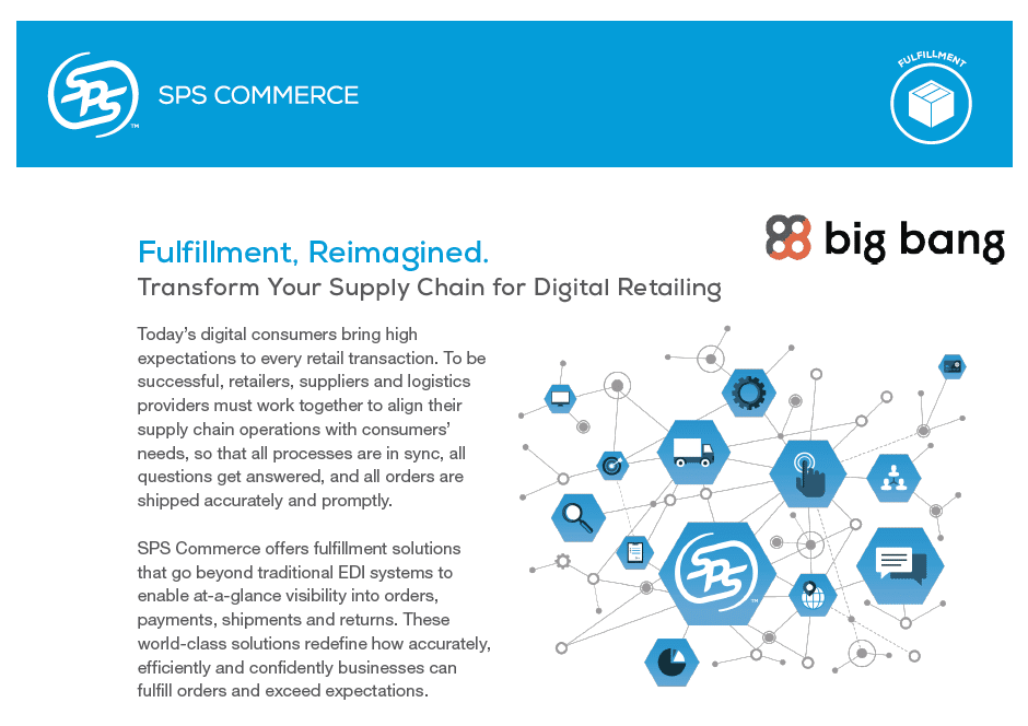 SPS Commerce: Fulfillment, Reimagined Data Sheet