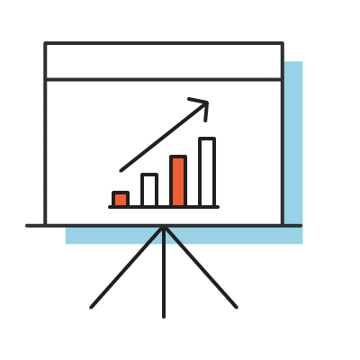 strategy planning icon with Big Bang branding
