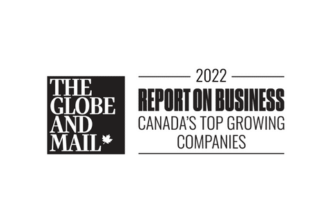 The Globe and Mail 2022 Report on Business, Canada’s Top Growing Companies