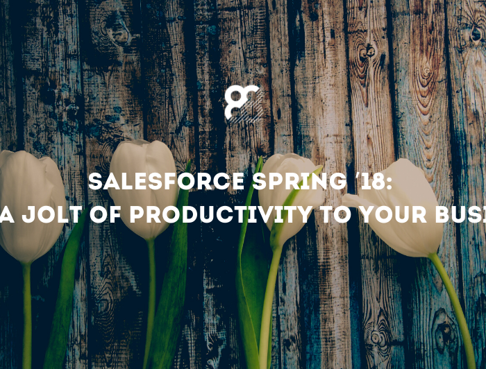 Salesforce Spring ’18: Give a Jolt of Productivity to Your Business