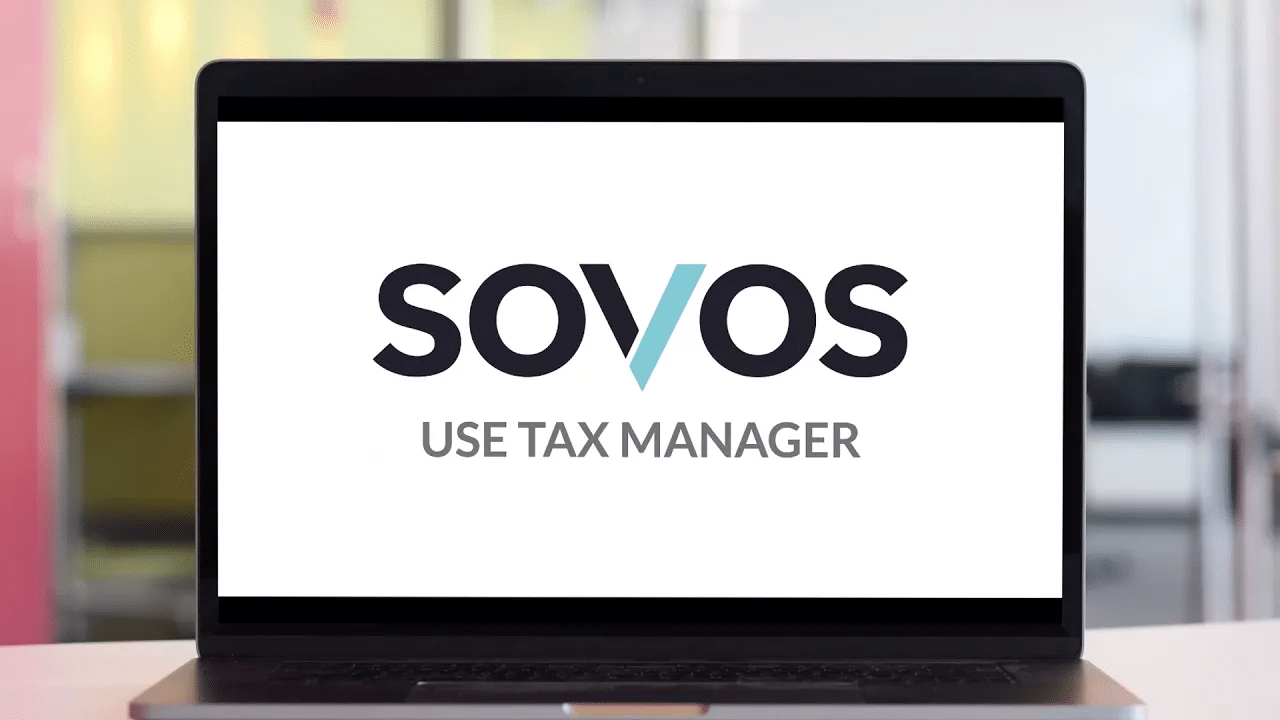 Sovos Use Tax Manager explainer video