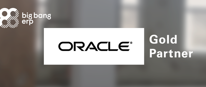 Big Bang ERP devient un partenaire Oracle Or