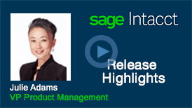 Sage Intacct 2020 Q4 Release Highlights Video