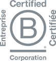 Canadian B Corp Logo Grey110x120